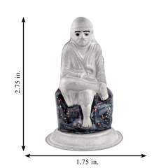 Silver Sai Baba Idol