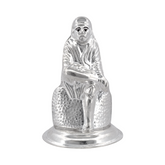 Silver Sai Baba Idol