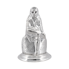 Silver Sai Baba Idol