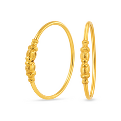 22K Gold Baby Kada Bangles