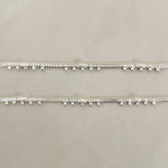 Silver Kids Anklets