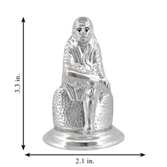Silver Sai Baba Idol