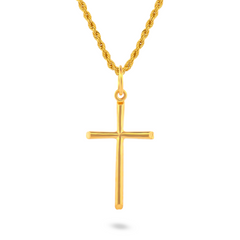 22k Gold Crafted Cross Pendant