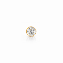 22K Gold CZ Earring
