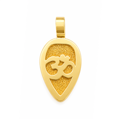 22K Gold OM Thali Pendant
