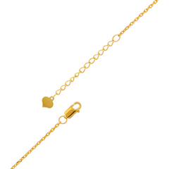 22k Gold Rose Blossom Necklace