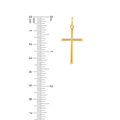22K Gold Timeless Gold Cross Pendant