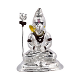 Silver Lord Shiva Idol