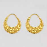 22K Gold Men's Nattiyan Earrings