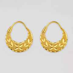 22K Gold Men's Nattiyan Earrings