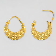 22K Gold Men's Nattiyan Earrings