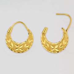 22K Gold Men's Nattiyan Earrings