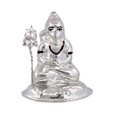 Silver Lord Shiva Idol