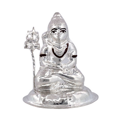 Silver Lord Shiva Idol
