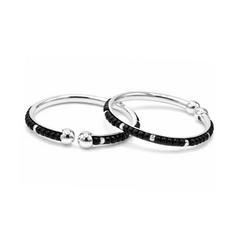 Silver Nazariya Baby Kadas - Set of 2