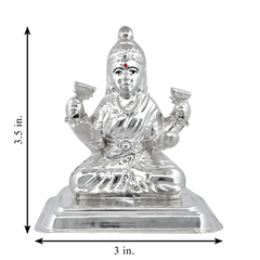 Silver Lakshmi Maa Idol
