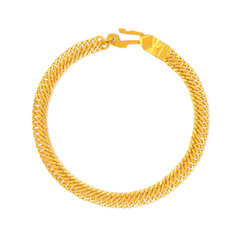 22K Gold Handmade Link Bracelet
