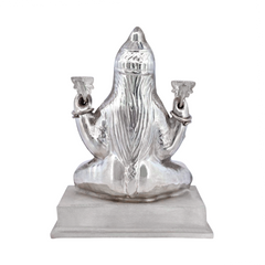 Silver Sand Base Lakshmi Idol