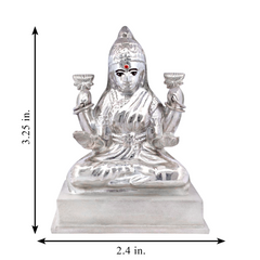 Silver Sand Base Lakshmi Idol