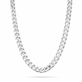 925 Silver Slim Cuban Link Chain - 20"