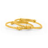 22K Gold Baby Graceful Bangles