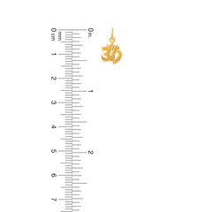 22K Gold Exquisite Gold "Om" Pendant