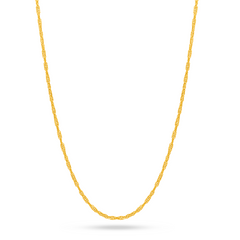 22K Gold Lite Disco Chain - 18"