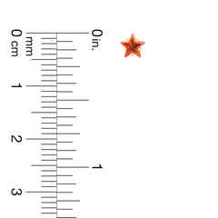 22K Gold Starburst Stud Earrings