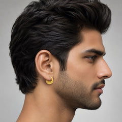 22K Gold Men's Nattiyan Earrings