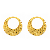 22K Gold Men's Nattiyan Earrings