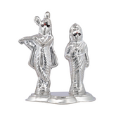 Silver Radha Krishna Idol