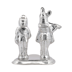 Silver Radha Krishna Idol