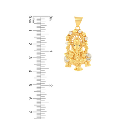 22K Gold Divine Lord Ganesha Pendant