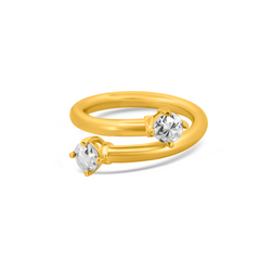 22K Gold Wrap Ring