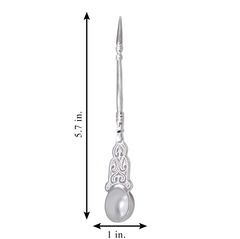 Silver Pooja Charanamrit Spoon