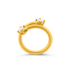 22K Gold Wrap Ring