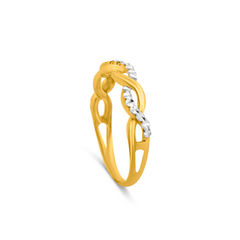 22K Gold Twist Ring
