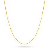 22K Gold Kids Box Chain - 14"