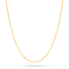 22K Gold Kids Box Chain - 14"