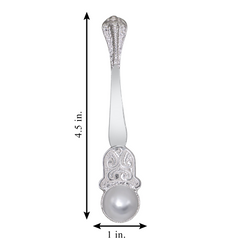 Silver Pooja Charanamrit Spoon