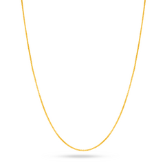 22K Gold Kids Box Chain - 14"