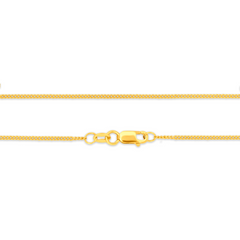 22K Gold Thin Curb Chain - 16"