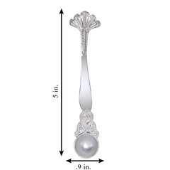 Silver Pooja Charanamrit Spoon