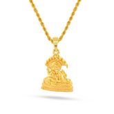 22K Gold Elegant Lord Vishnu Pendant