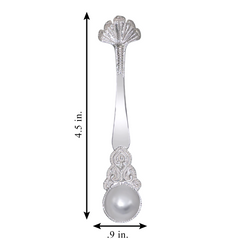Silver Pooja Charanamrit Spoon