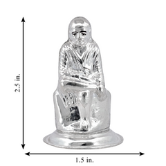 Silver Shirdi Sai Baba Idol