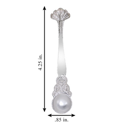 Silver Pooja Charanamrit Spoon