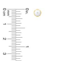 22K Gold Radiant Stud Earrings