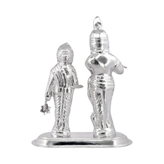 Silver Radha Krishna Idol