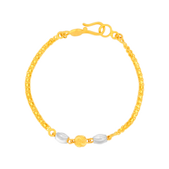 22K Gold Kids Ornate Bracelet